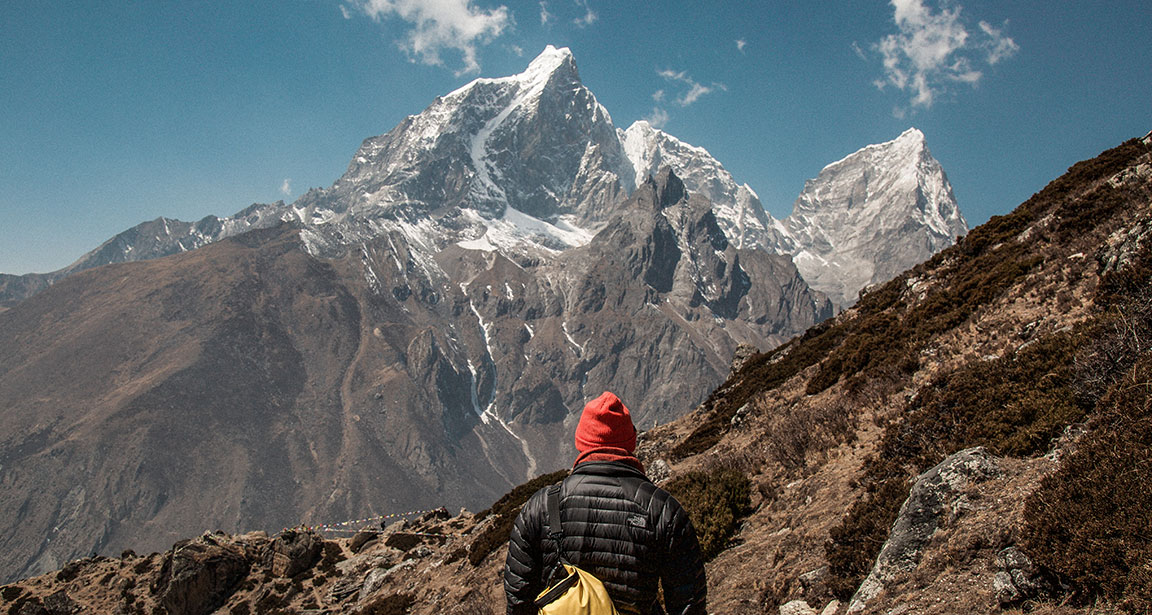 Mount Everest er et av verdens største fjell. For å nå toppen, må du være veldig tålmodig. FOTO: Unsplash